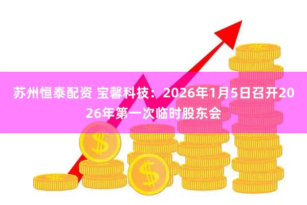 苏州恒泰配资 宝馨科技：2026年1月5日召开2026年第一次临时股东会